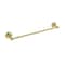 Kibi Circular Bathroom 18" Towel Bar - Brush Gold KBA1407BG - alternate 1